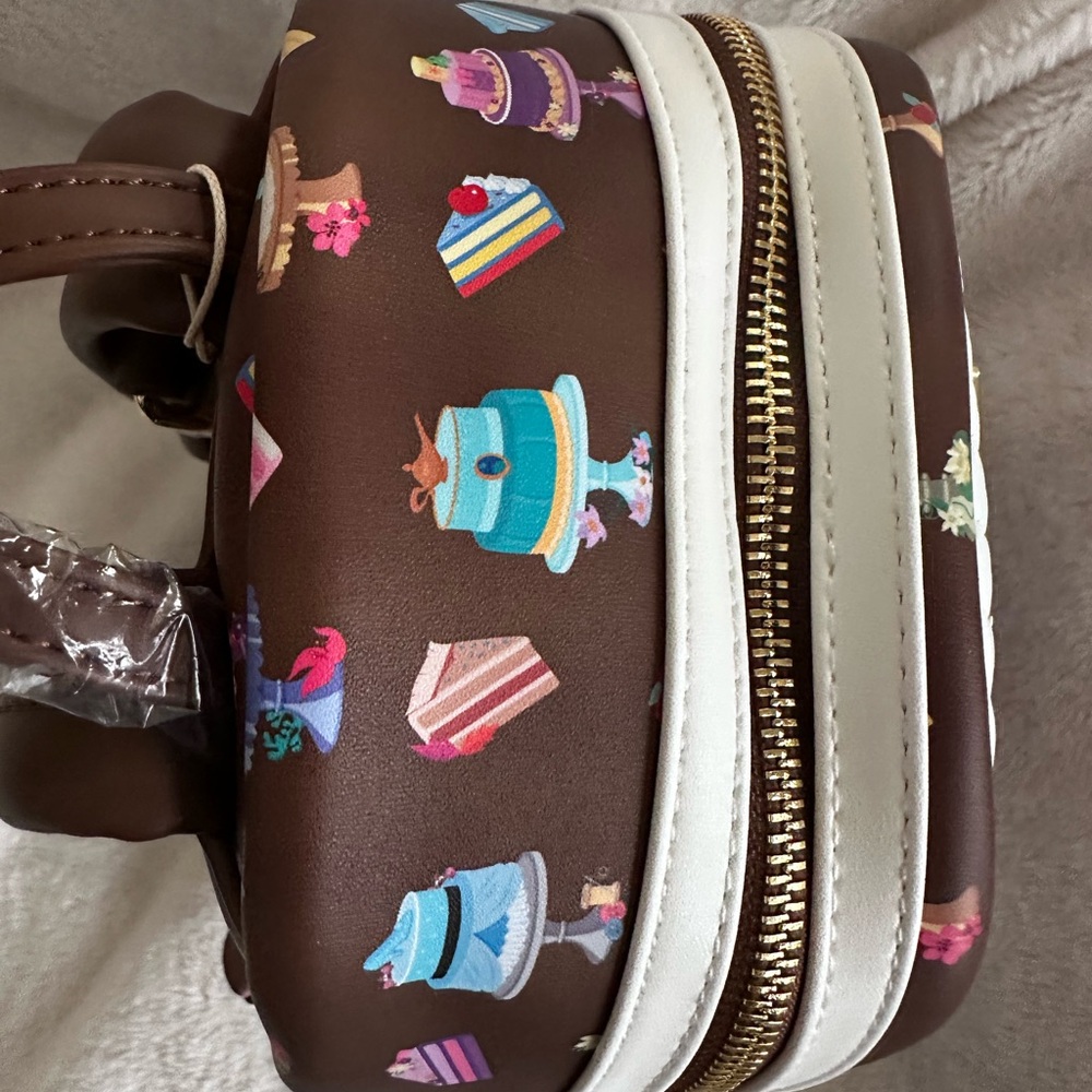 Disney Princess Dessert Cakes Loungefly Mini Backpack and Wallet Set: NWT - Picture 14 of 16